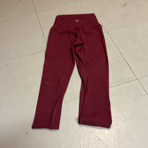 Mulled wine 28” leggings. Size 0. No flaws barely worn. - Picture 2 of 3